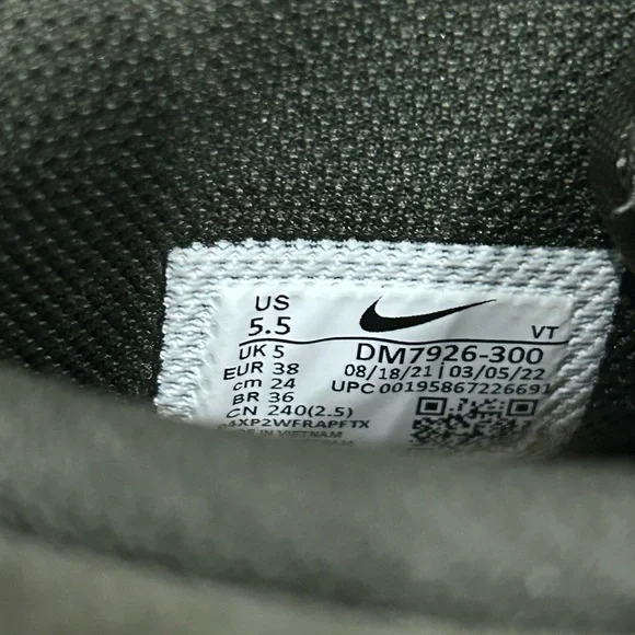 โฅ๐ก๐๐๐: Billie Eilish Air Force 1 High Top โ07 Sequoia Sneakers w Velcro Straps - Picture 12 of 13